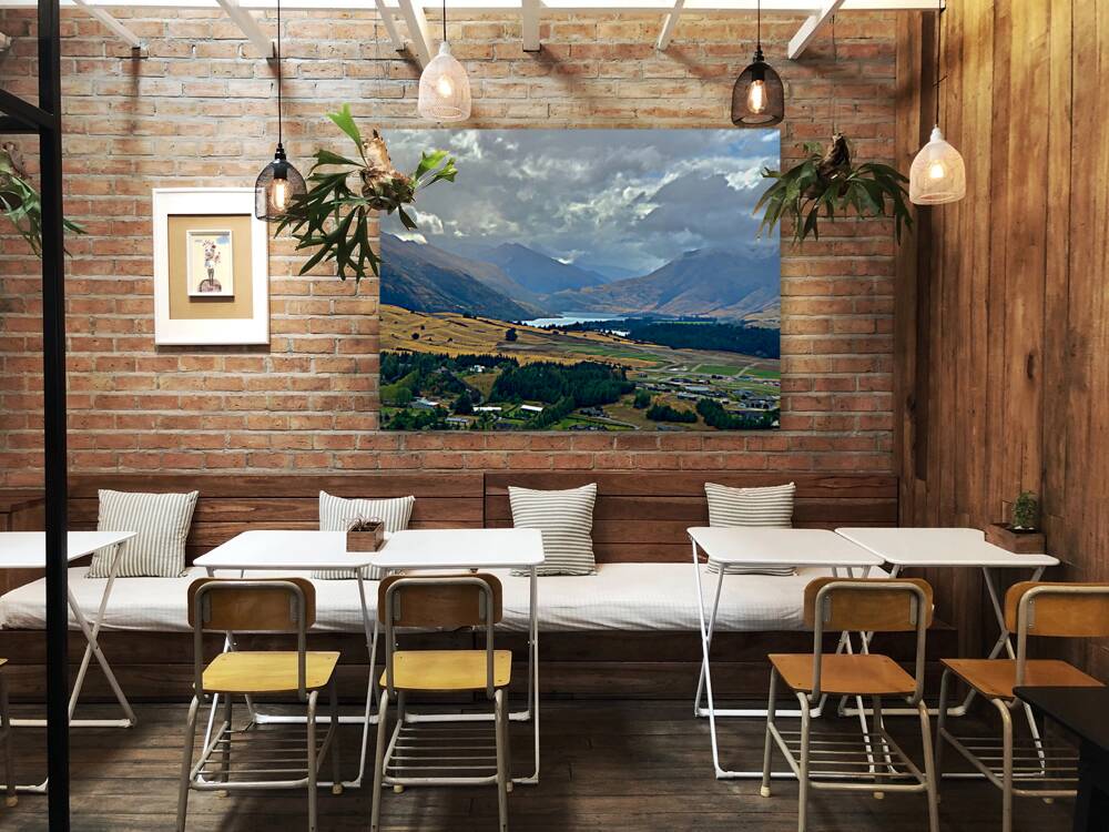 View From Mount Iron New Zealand After a Storm 1. Reproduction