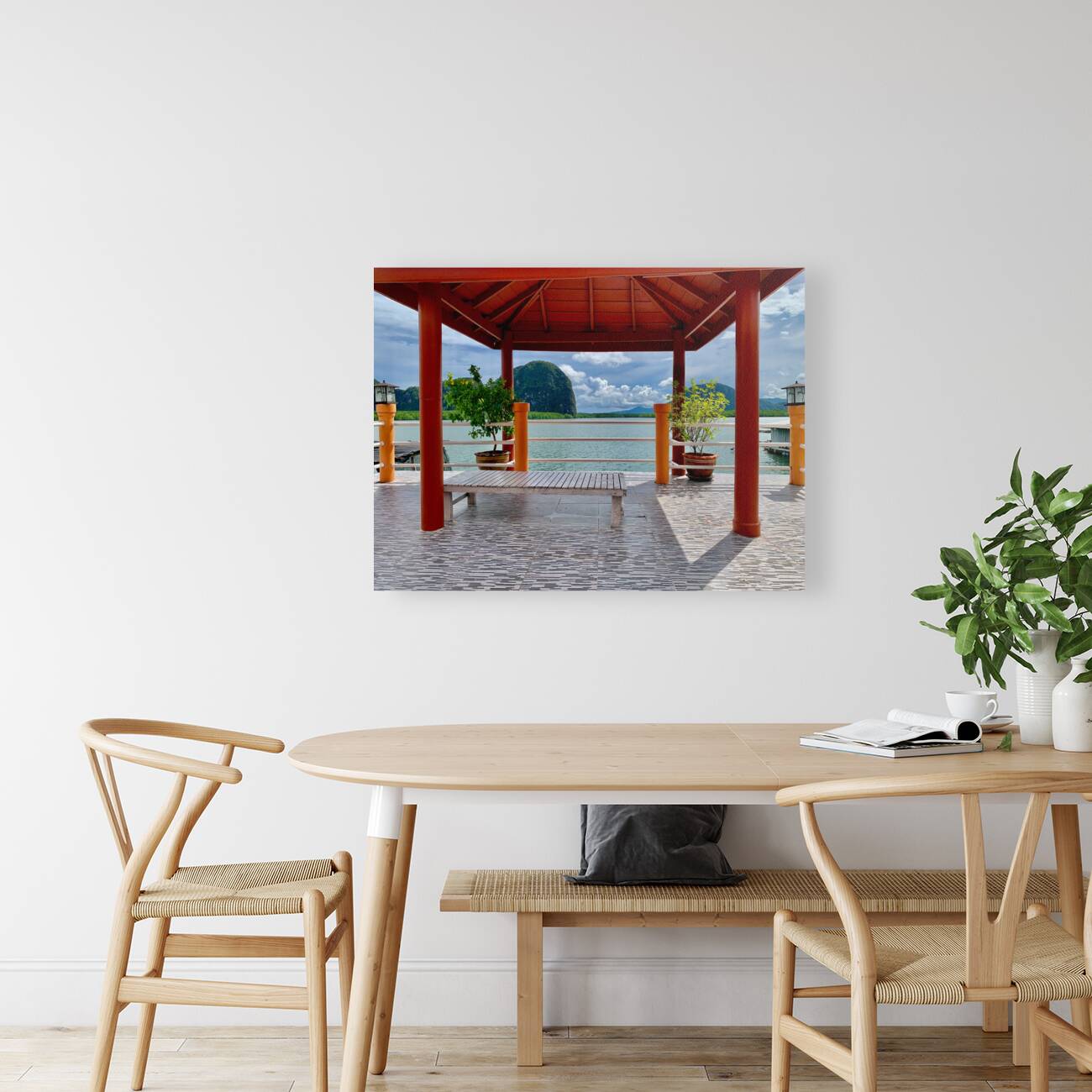 View From James Bond Bungalow Reproduction