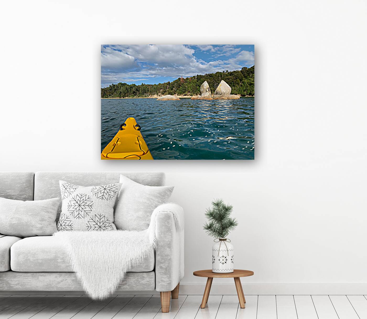 Split Apple Rock New Zealand 2 Reproduction