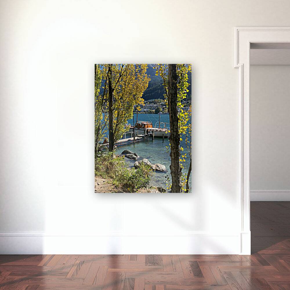 Autumn Boat Reproduction