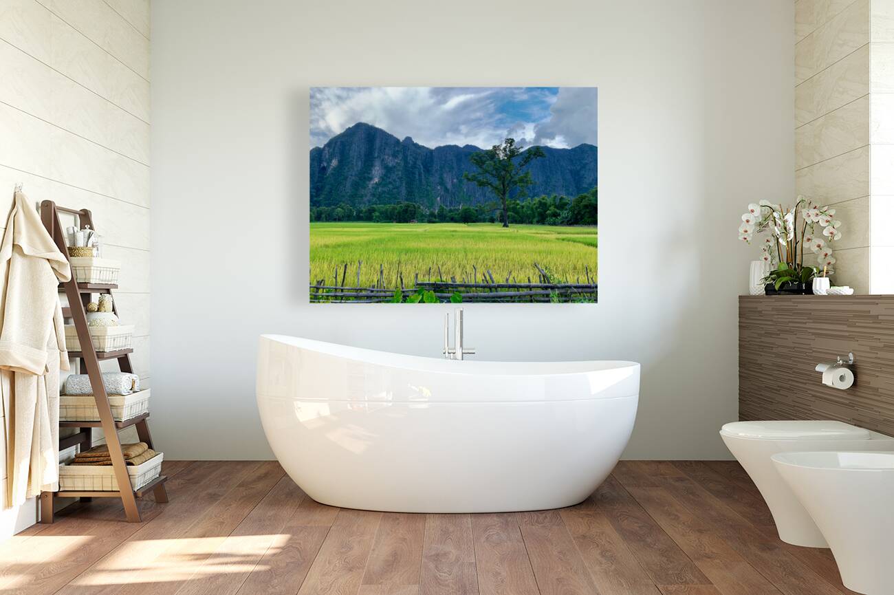 Laos Mountains Reproduction