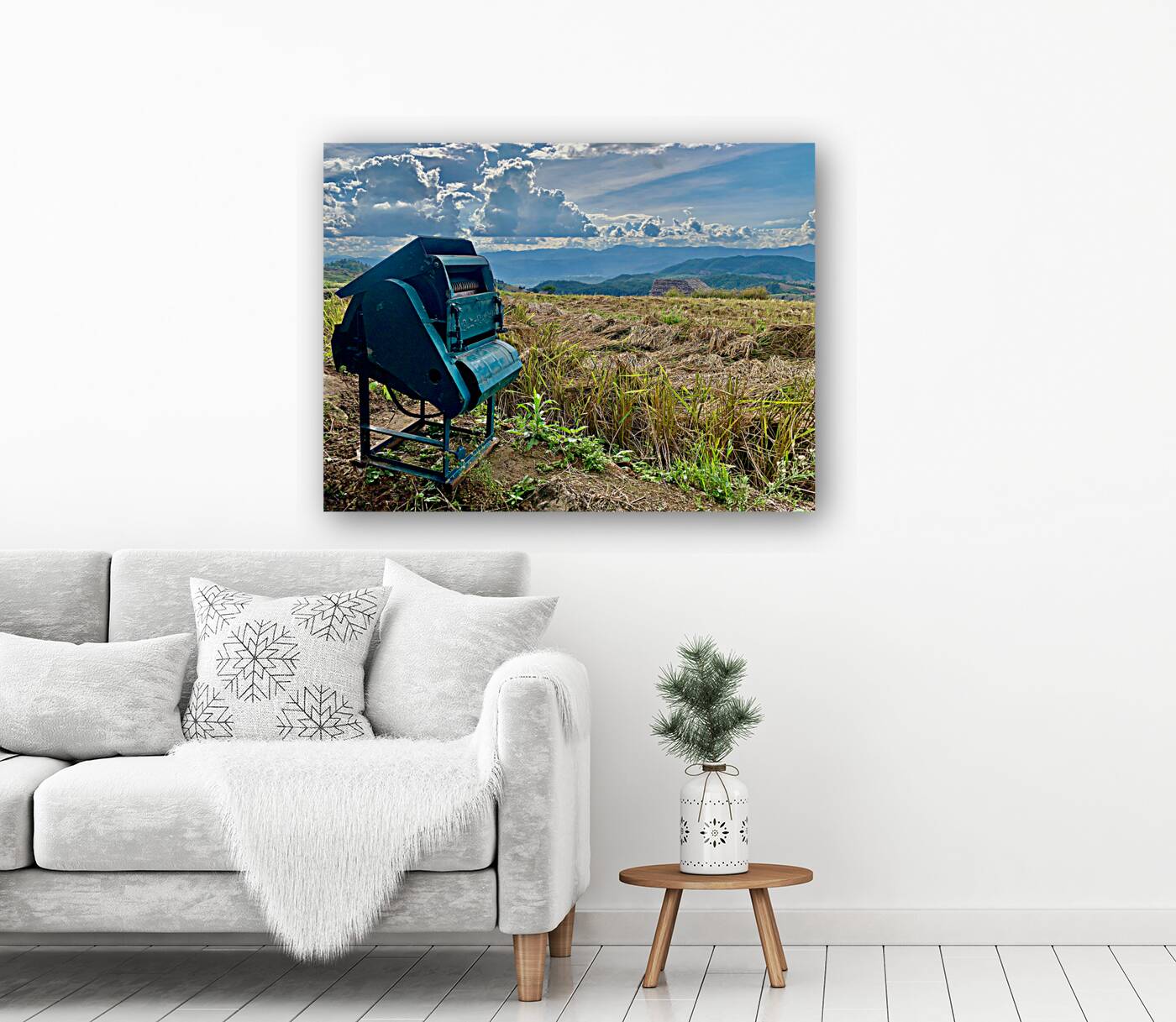 Rice Mill in the Field Reproduction