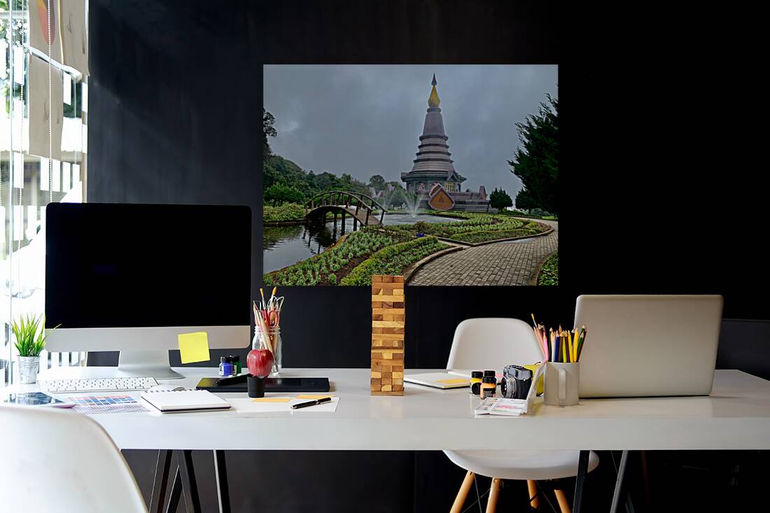 Doi Inthanon Temple Thailand 1 Reproduction