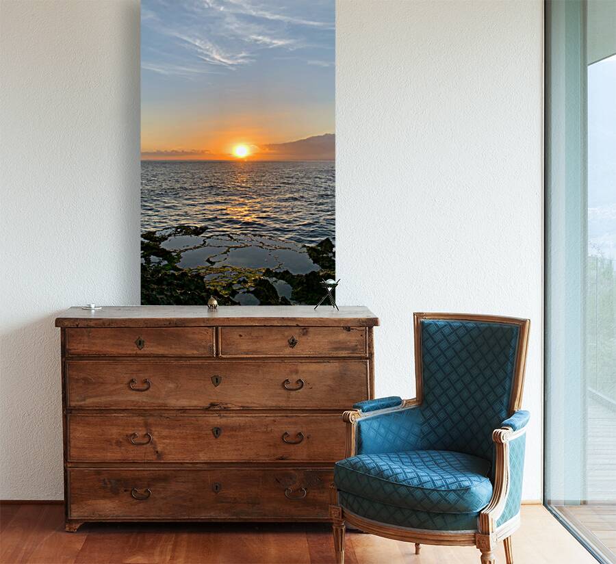 Sunset and Puddles Reproduction