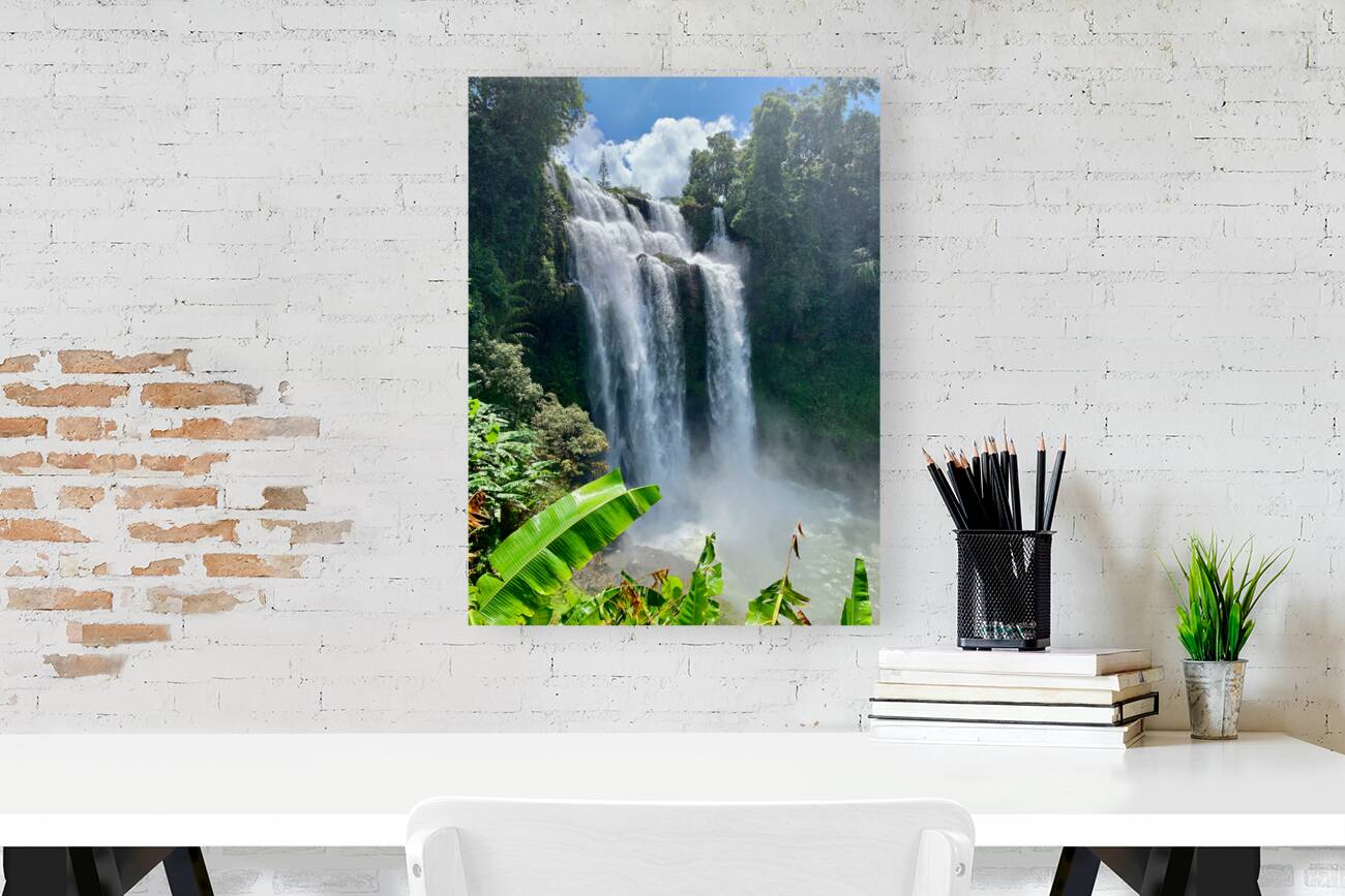 Tad Yuang Waterfalls Laos Reproduction