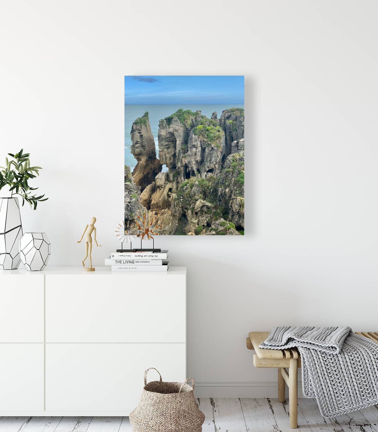 Punakaiki Pancake Rocks New Zealand 2 Reproduction