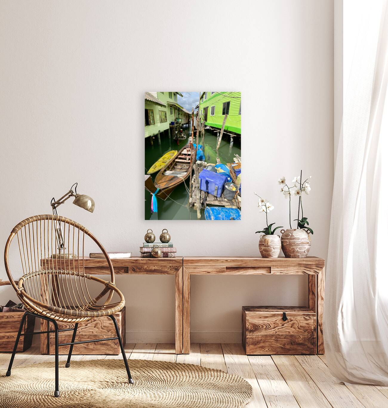 Koh Panyee Island Village Thailand Reproduction