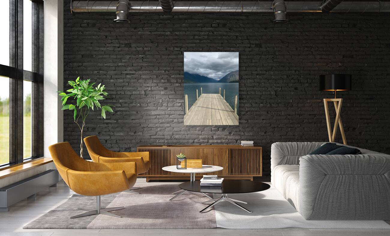 The Dock on Lake Rotoiti New Zealand Reproduction