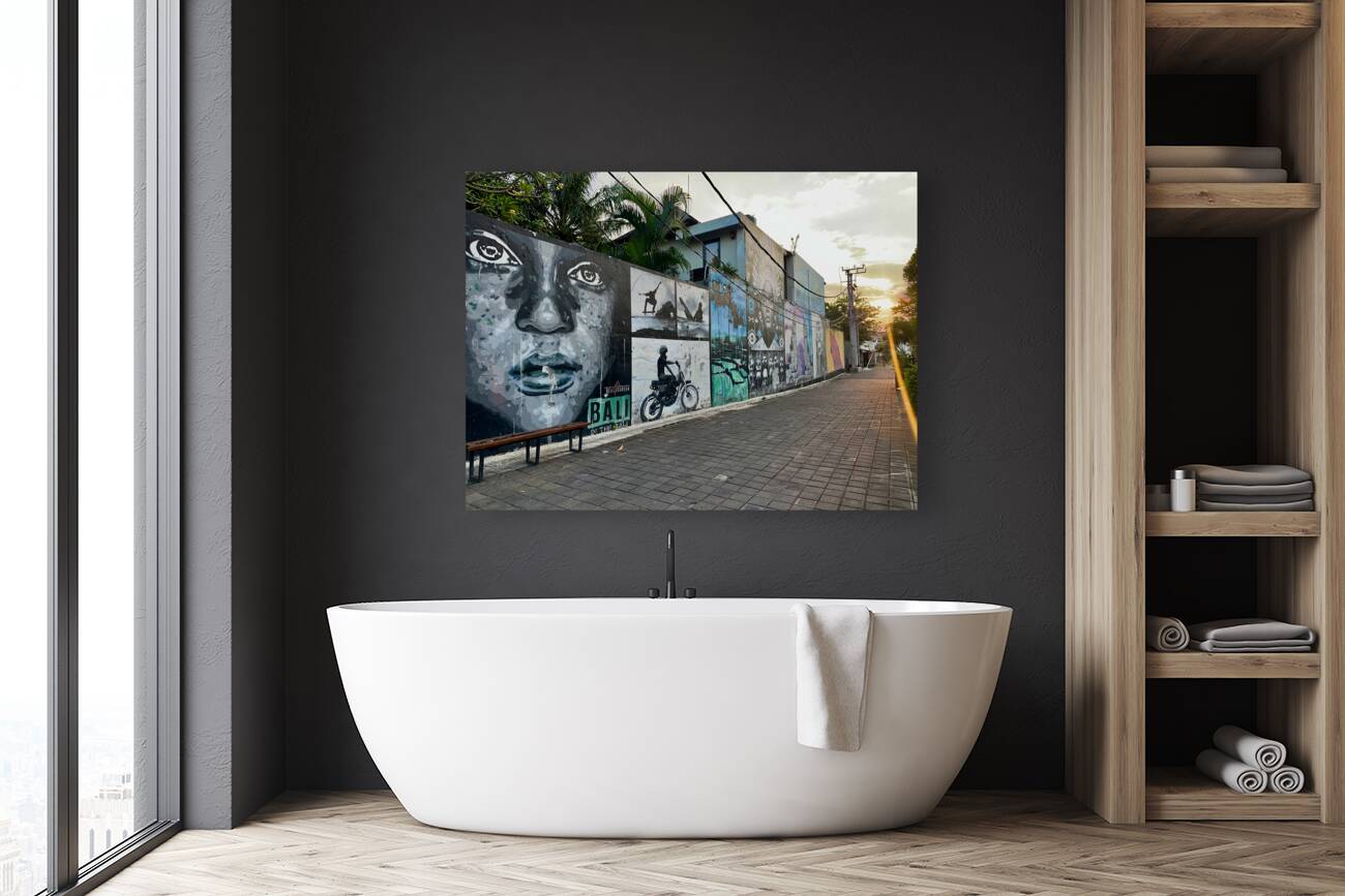 Bali Art Sunset Reproduction