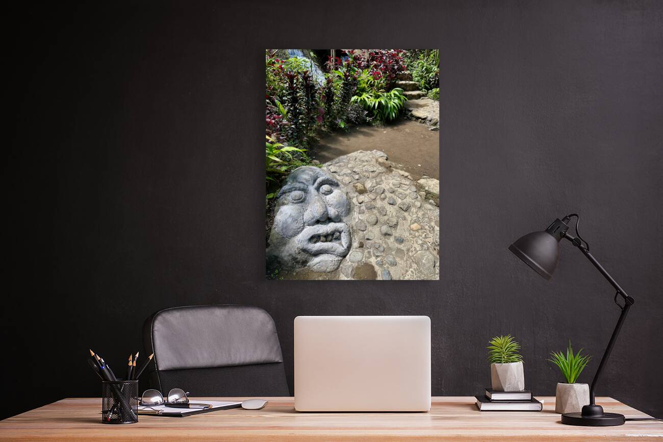 Face in the Ground Munduk Bali Reproduction