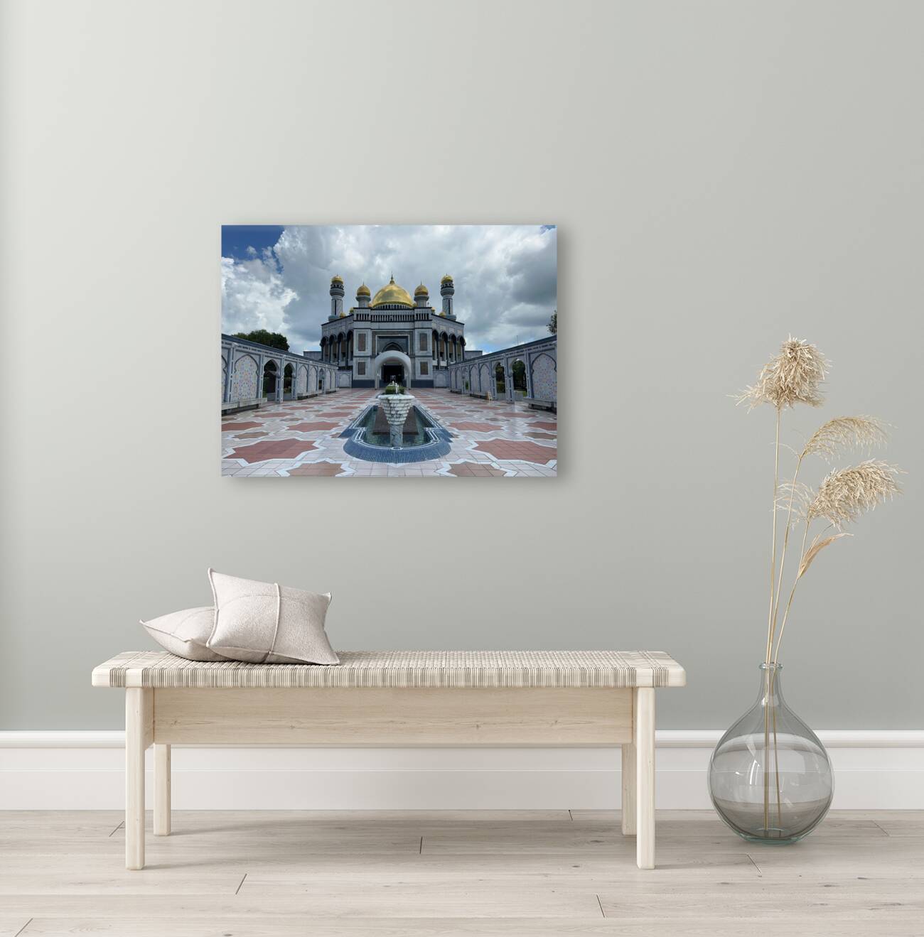 Jame Asr Hassanil Bolkiah Mosque Brunei 1 Reproduction