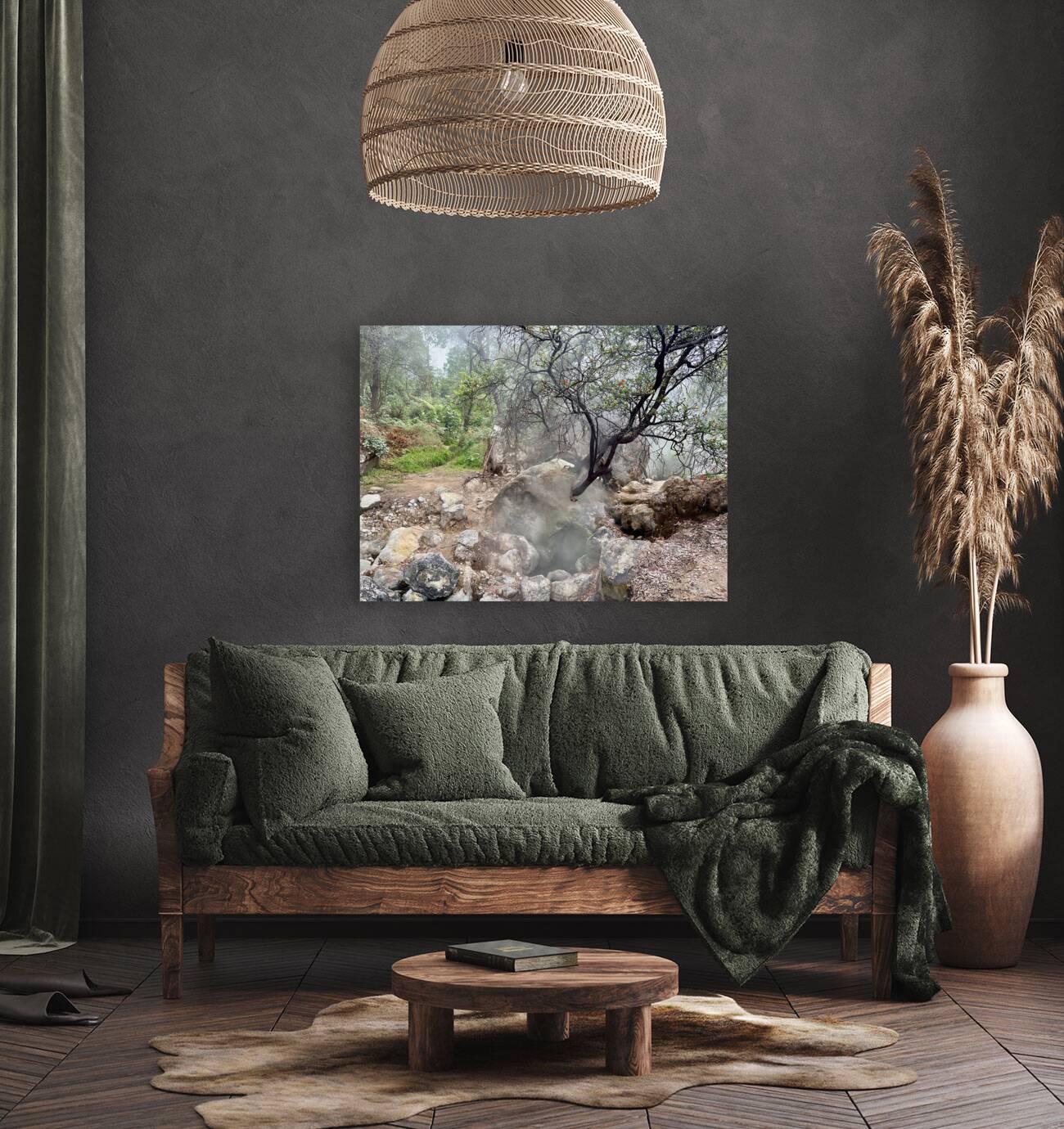 Cibuni Rengganis Crater Java Indonesia 5 Reproduction