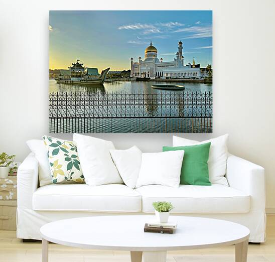 Omar Ali Saifuddien Mosque Collection Brunei 5 Reproduction