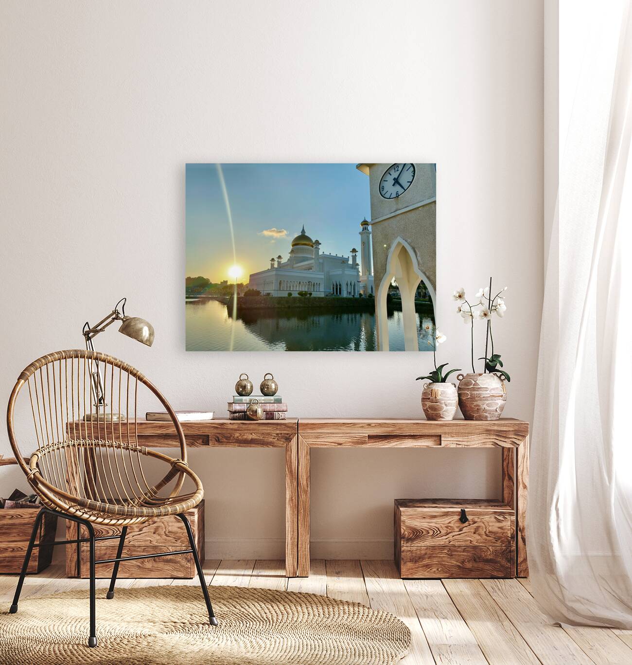 Omar Ali Saifuddien Mosque Collection Brunei 4 Reproduction