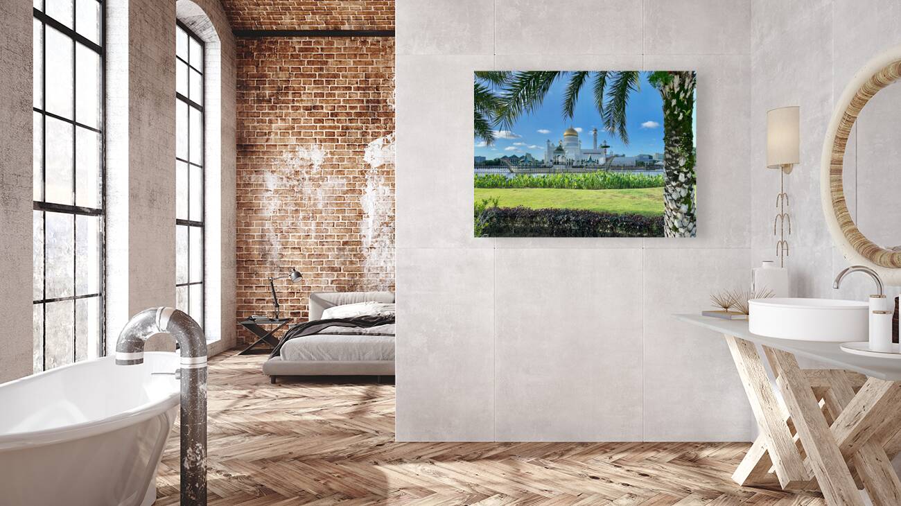 Omar Ali Saifuddien Mosque Collection Brunei 3 Reproduction