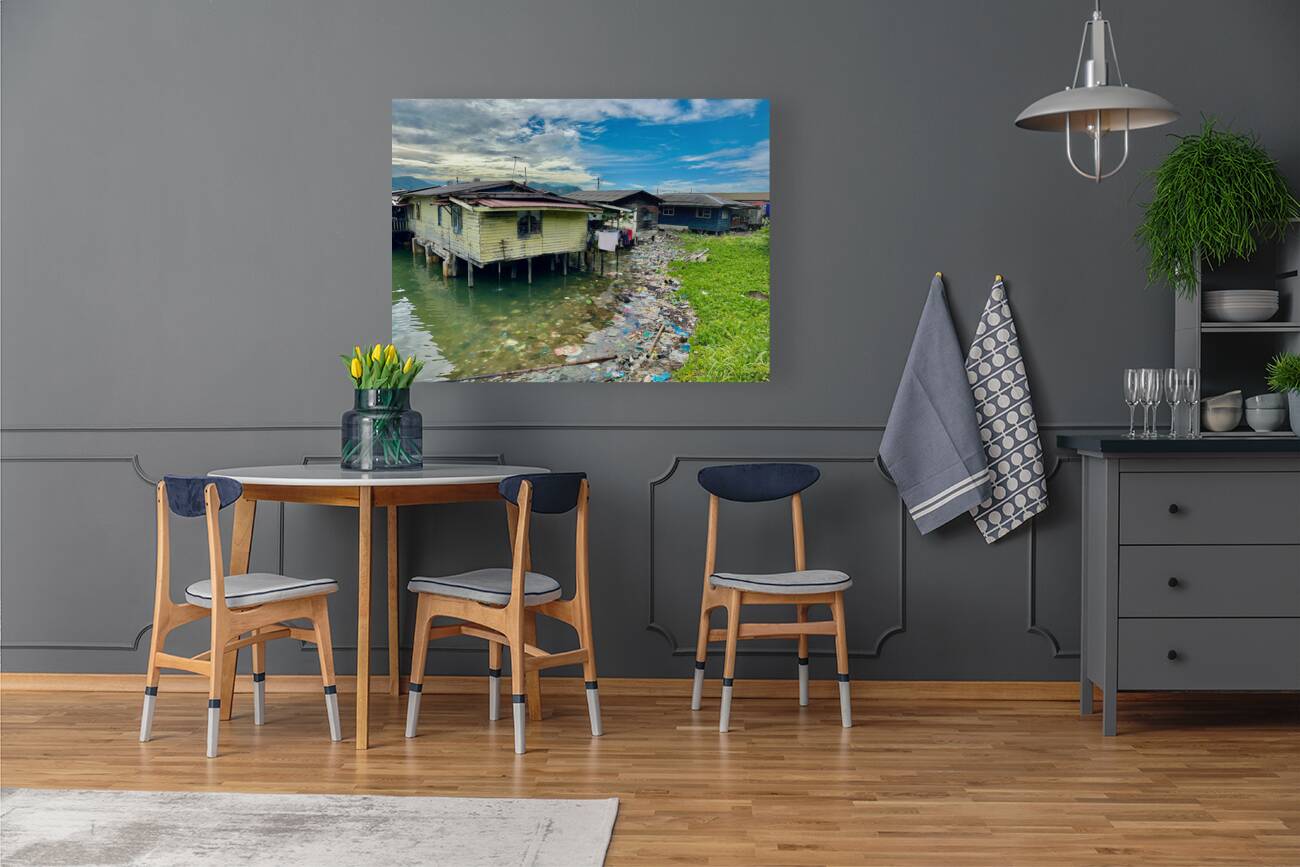 Sim Sim Traditional Floating Village in Sandakan 10 Reproduction