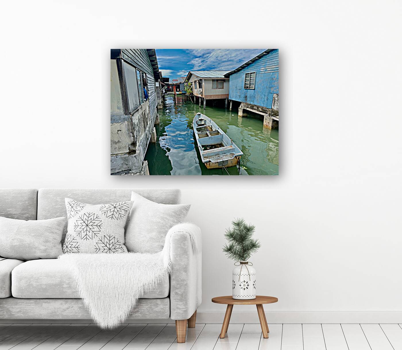 Sim Sim Traditional Floating Village in Sandakan 7 Reproduction