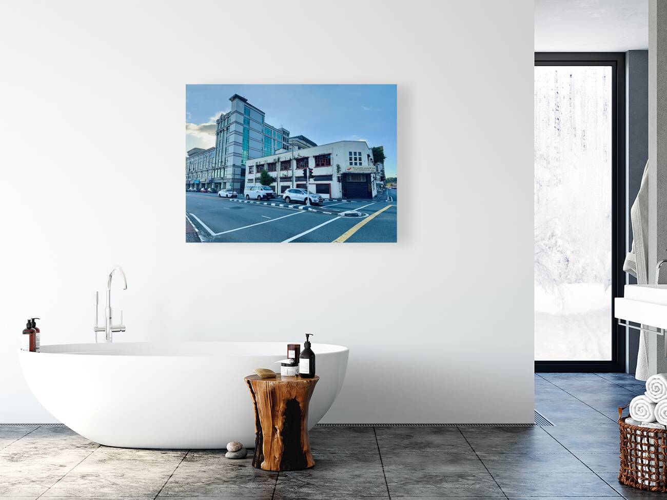 Streets of Bandar Seri Begawan Brunei Reproduction