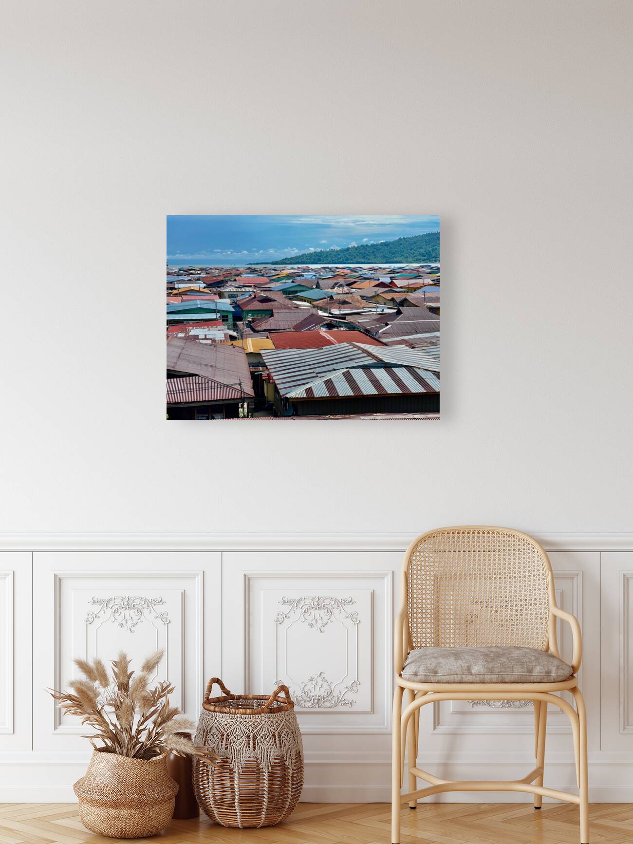 Sim Sim Traditional Floating Village in Sandakan Reproduction