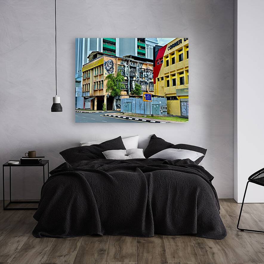 The Streets of Kuching Borneo Reproduction