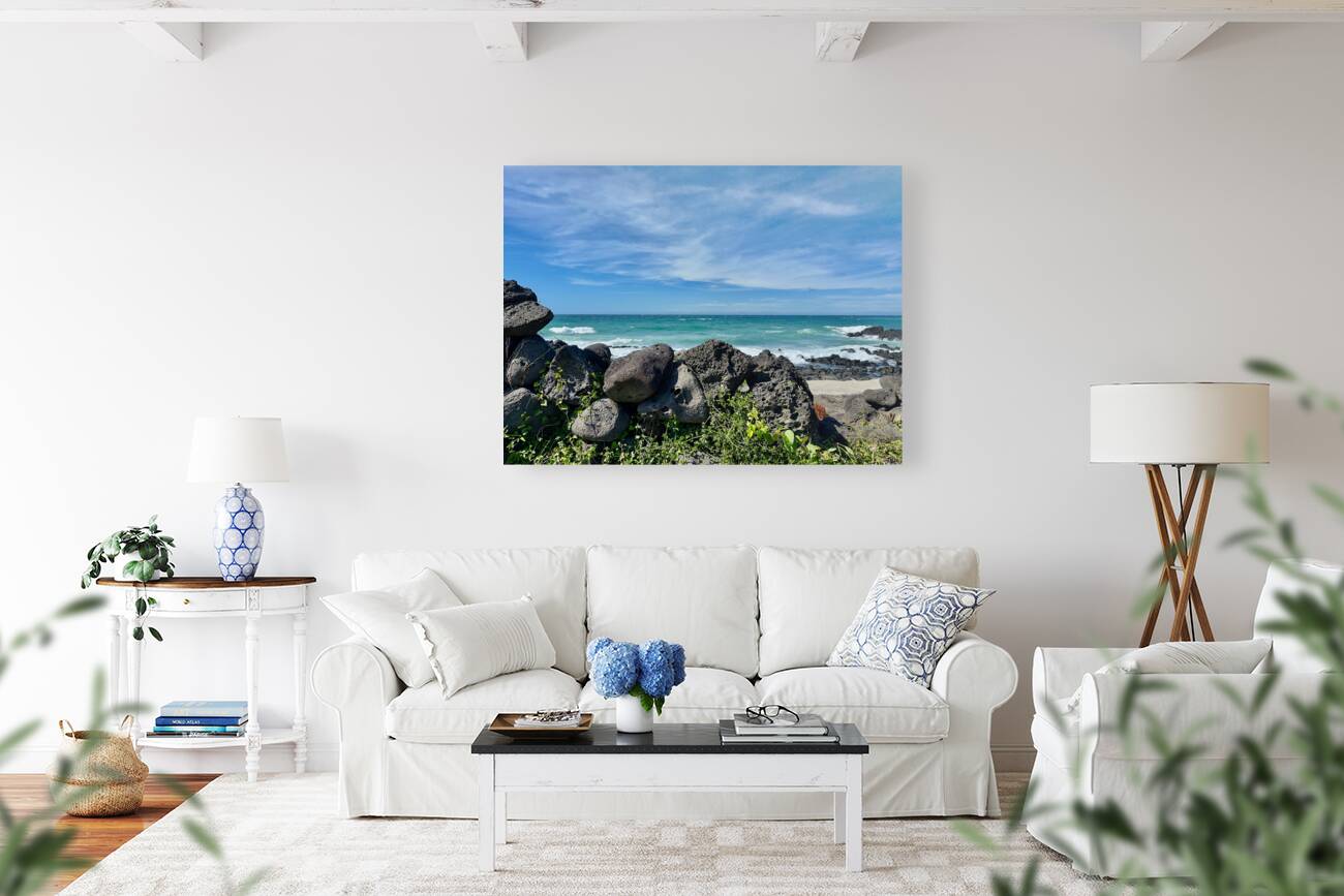 A Glimpse at the Ocean Jeju South Korea Reproduction