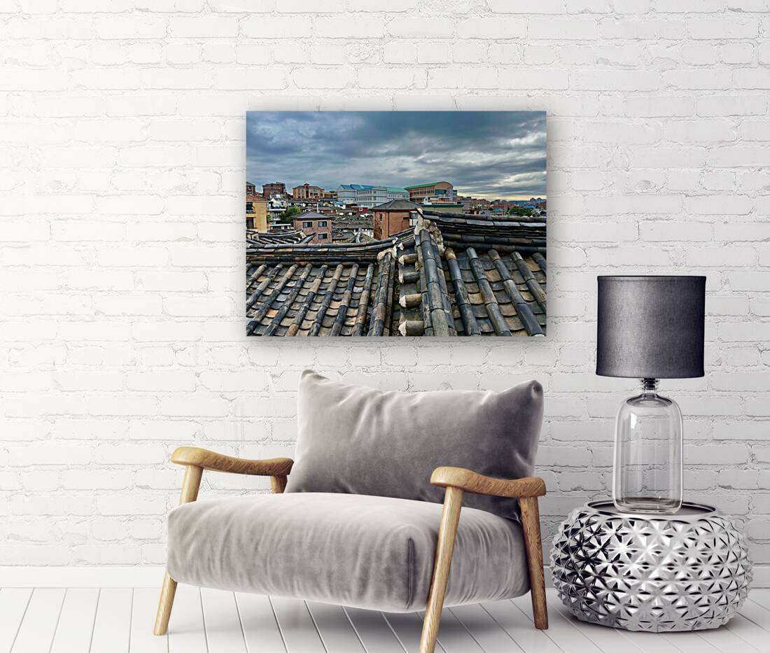 Bukchon Hanok Village Seoul Korea 1 Reproduction