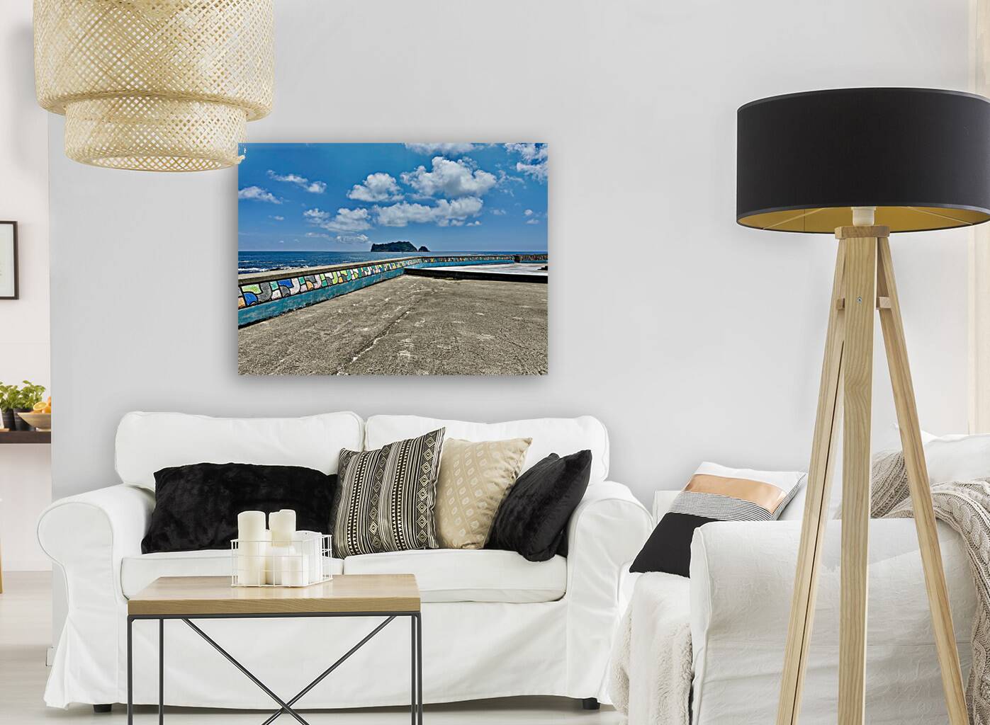 Colorful Wall Jeju South Korea Reproduction