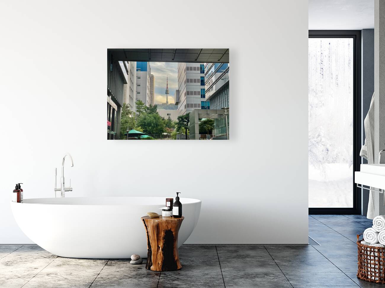 Namsan Tower Seoul South Korea 1 Reproduction