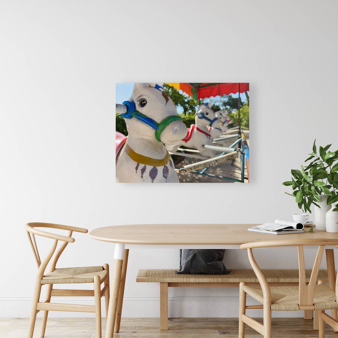 Jumping Horses for Kids Seoul South Korea Reproduction