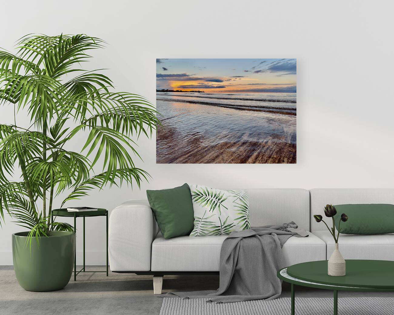 Samyang Beach Sunset Jeju South Korea 3 Reproduction