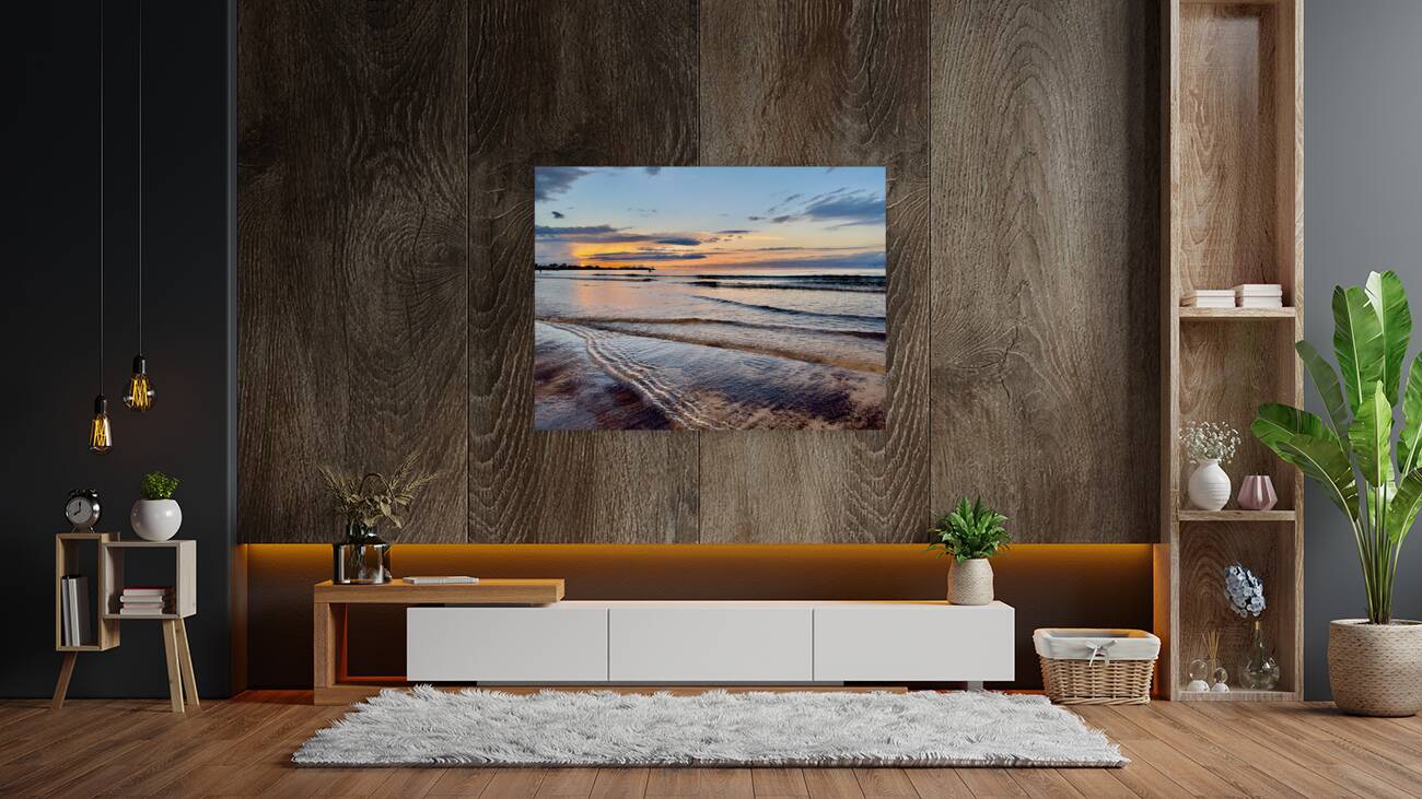 Samyang Beach Sunset Jeju South Korea 2 Reproduction