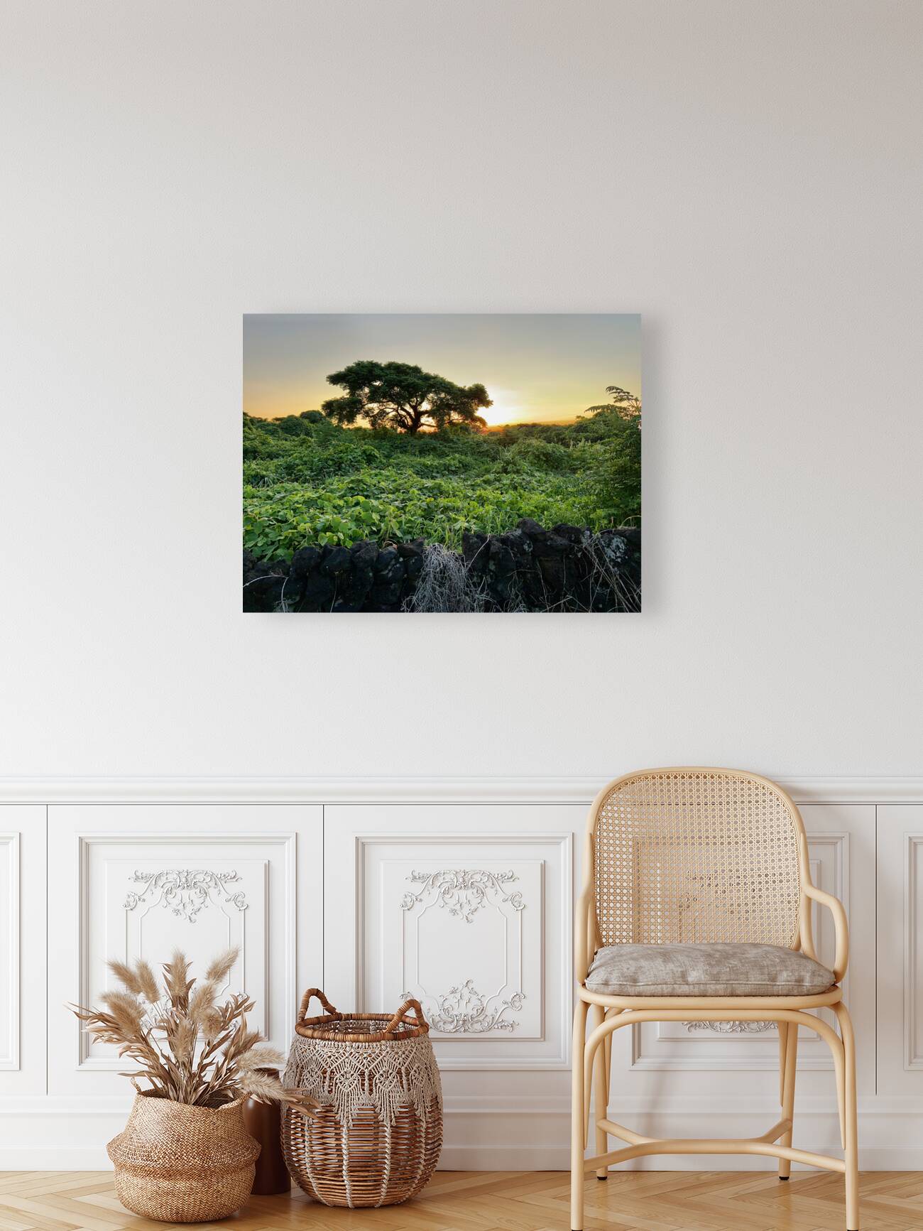 The Sunset Behind Jeju South Korea Reproduction