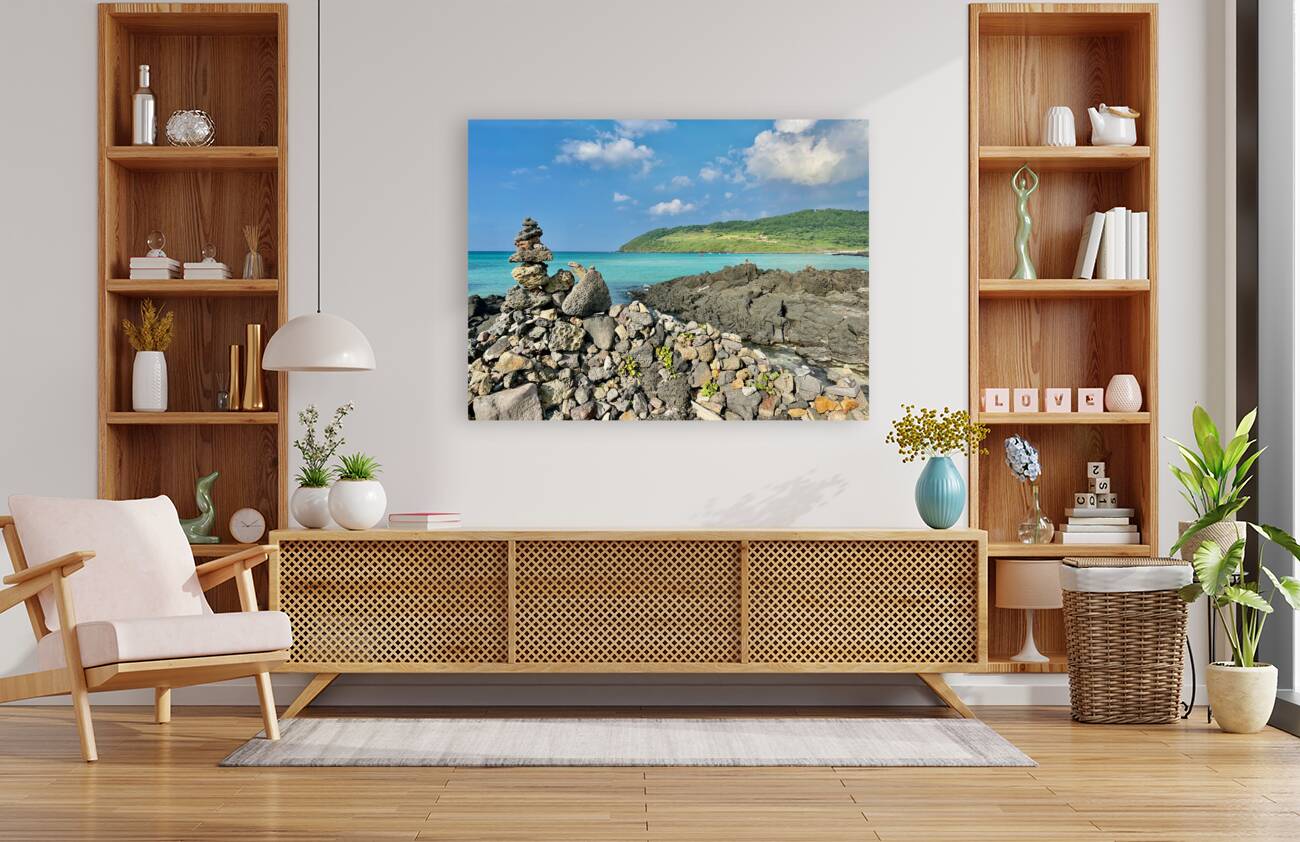 The Rock Balancing Bay Jeju South Korea Reproduction