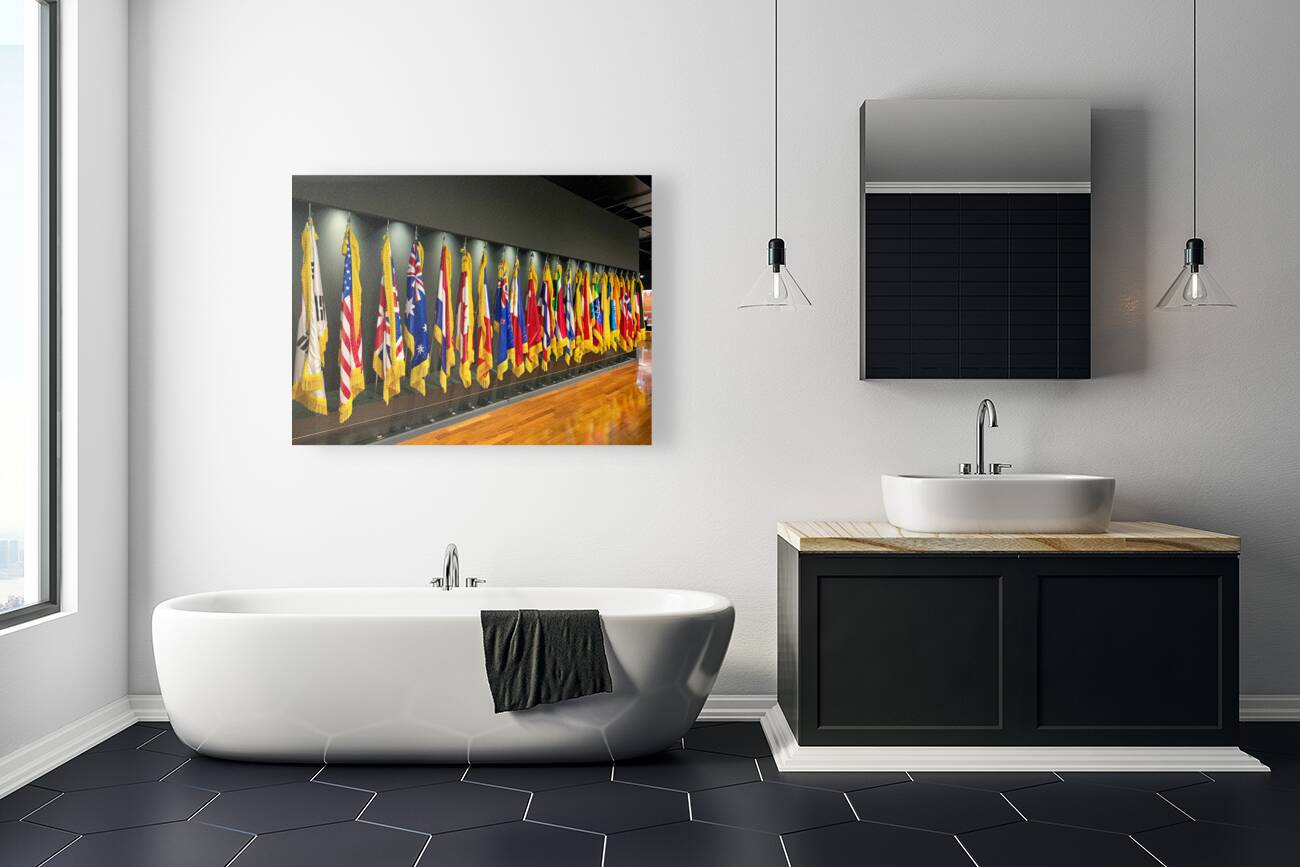 World Flags Seoul South Korea Reproduction