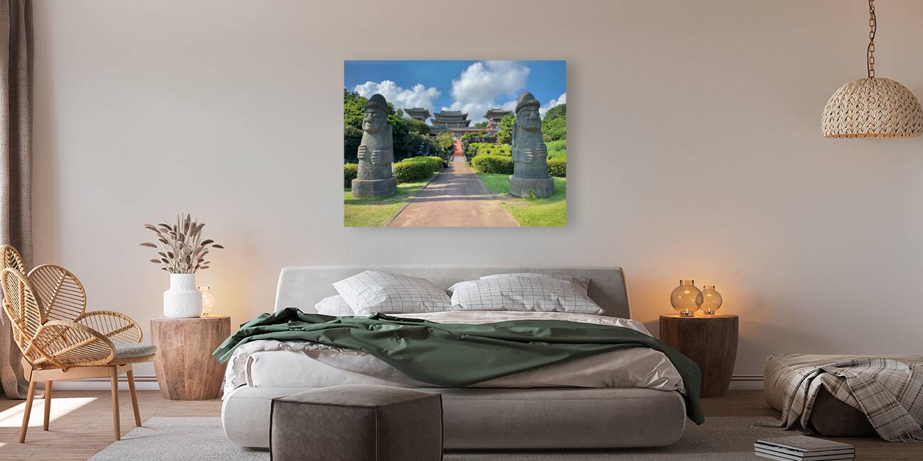 Yakcheonsa Temple Jeju South Korea 1 Reproduction