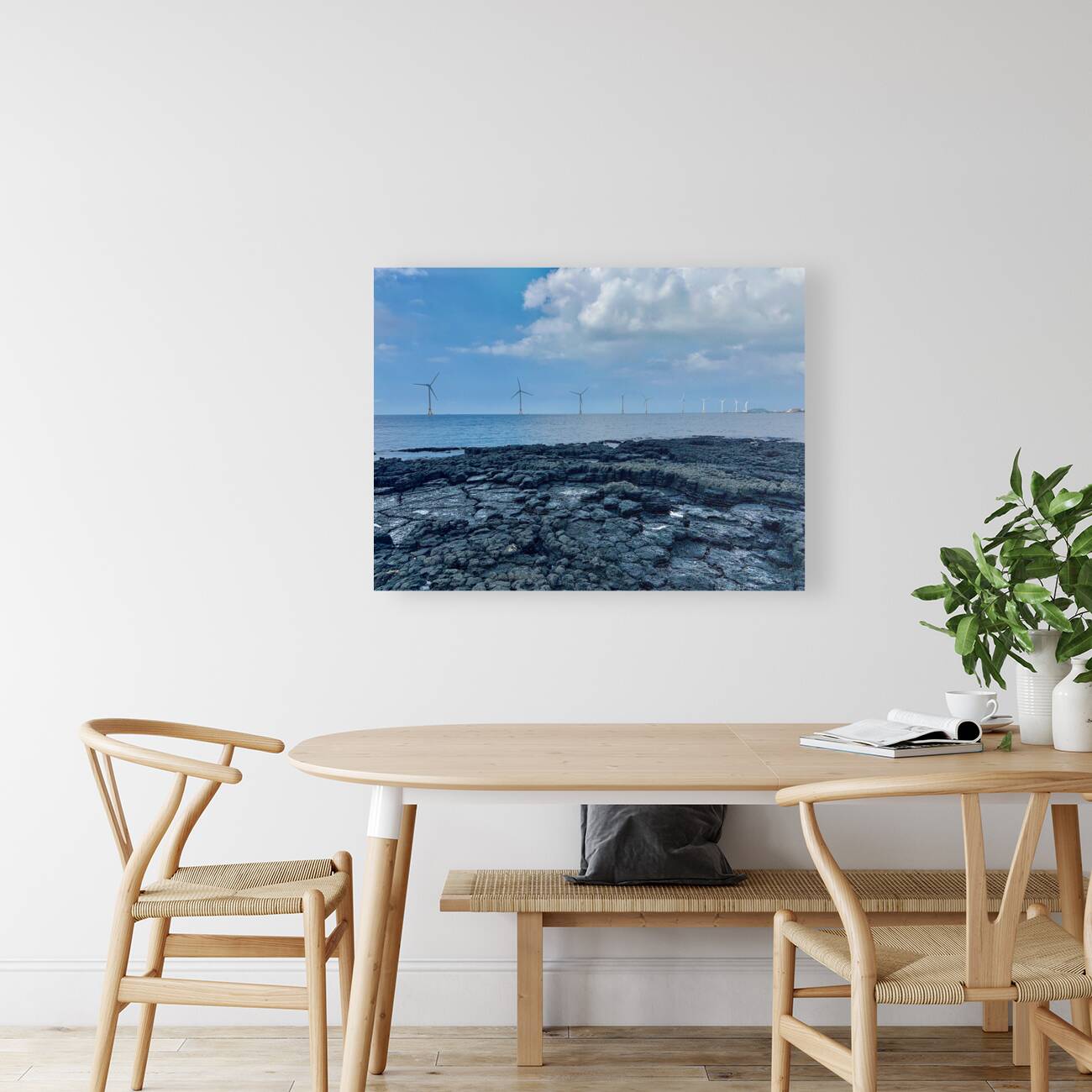 Wind Mills Jeju South Korea 2 Reproduction