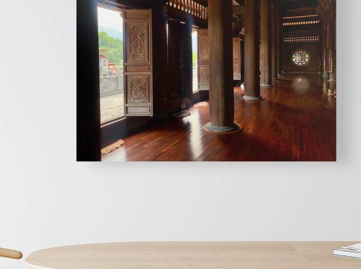 Inside Peace in Wooden Temple by Jimmy Roy Photos
