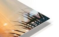 Sunset From the Beach HD Metal print