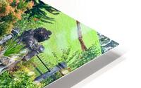 Indonesian Statue in the Garden HD Metal print