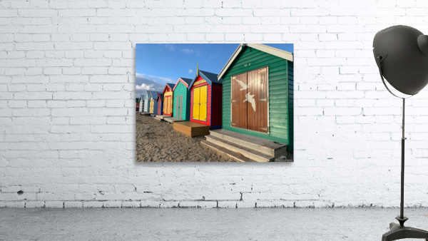 Beach Huts Wall Preview