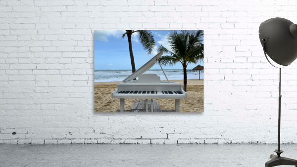 Piano on the Beach Wall Preview