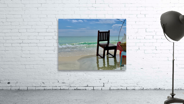 Chair on the Beach Wall Preview
