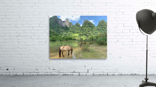 Horses in Paradise Wall Preview