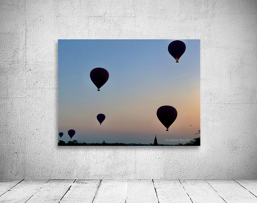 Hot Air Ballons at Sunrise Wall Preview