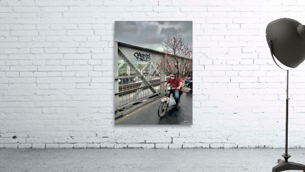 Tree on a Motorbike Wall Preview