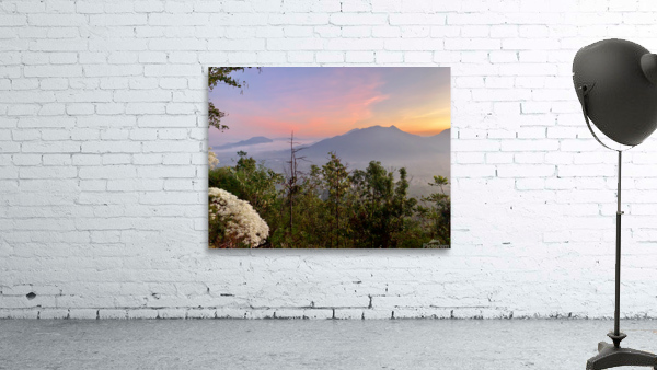 Sunrise Mountains Wall Preview