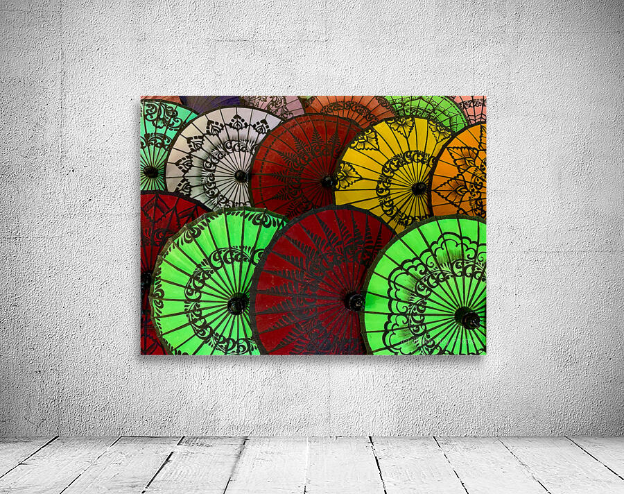 Colorful Umbrellas Wall Preview