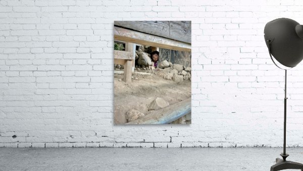 Hiding Little Girl Wall Preview