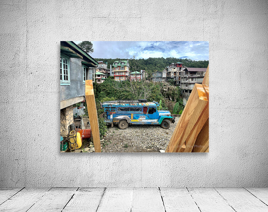 The Blue Bus of the Village Wall Preview