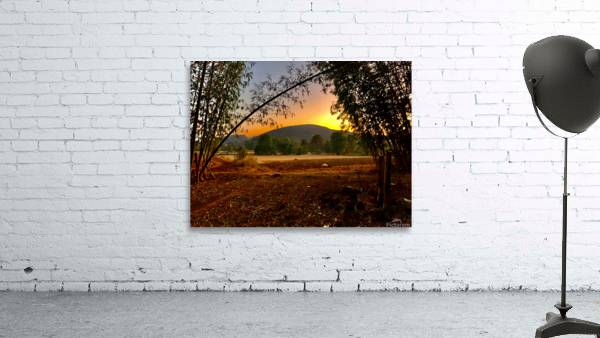 Sunset Behind the Mountain Wall Preview